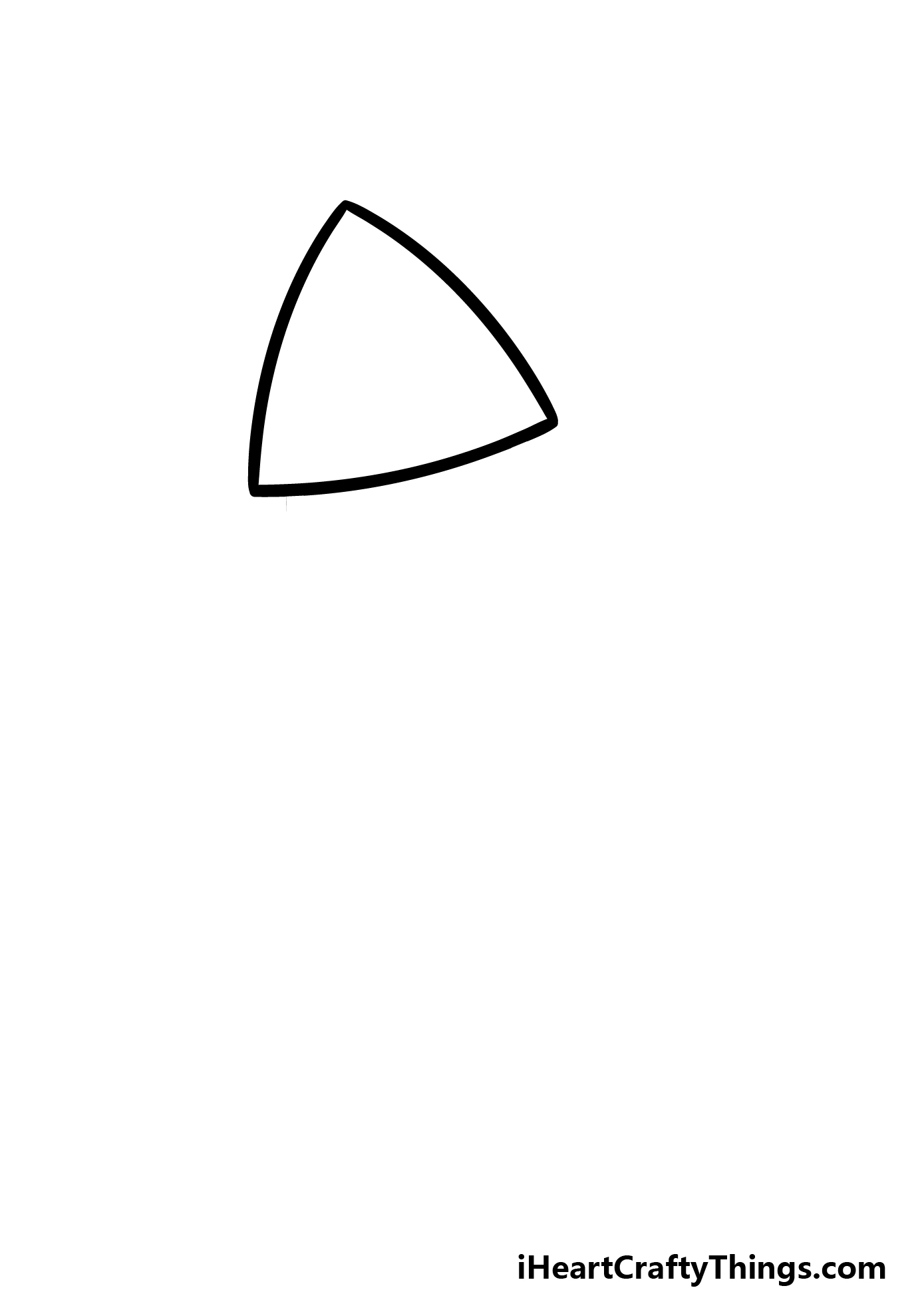how to draw a cartoon rocket step 1 