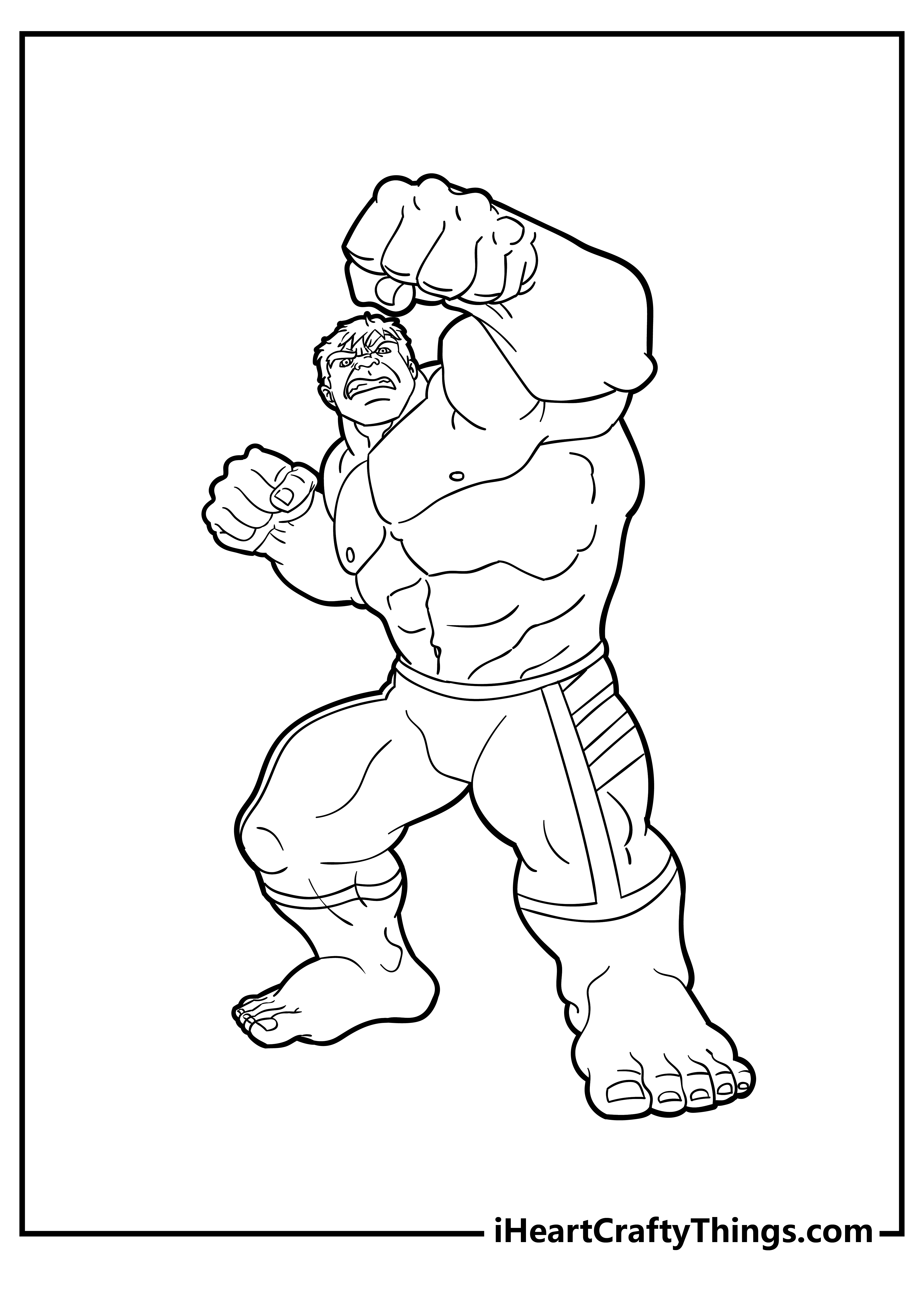 Incredible Hulk Coloring Pages Printable