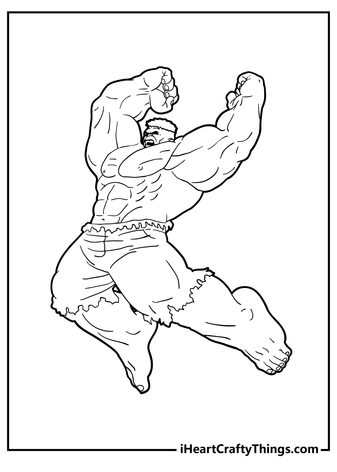 Printable Hulk Coloring Pages (Updated 2023)