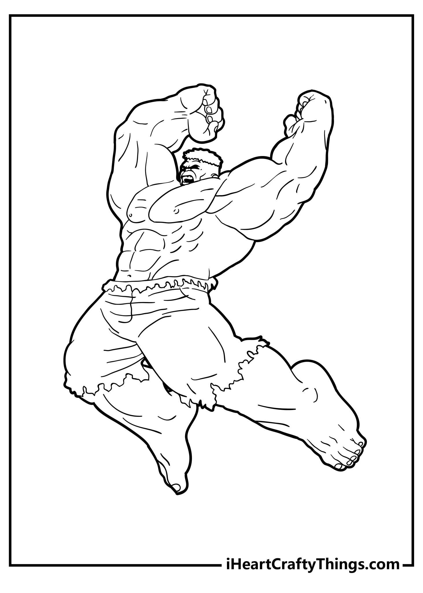 Hulk Coloring Pages (100% Free Printables)