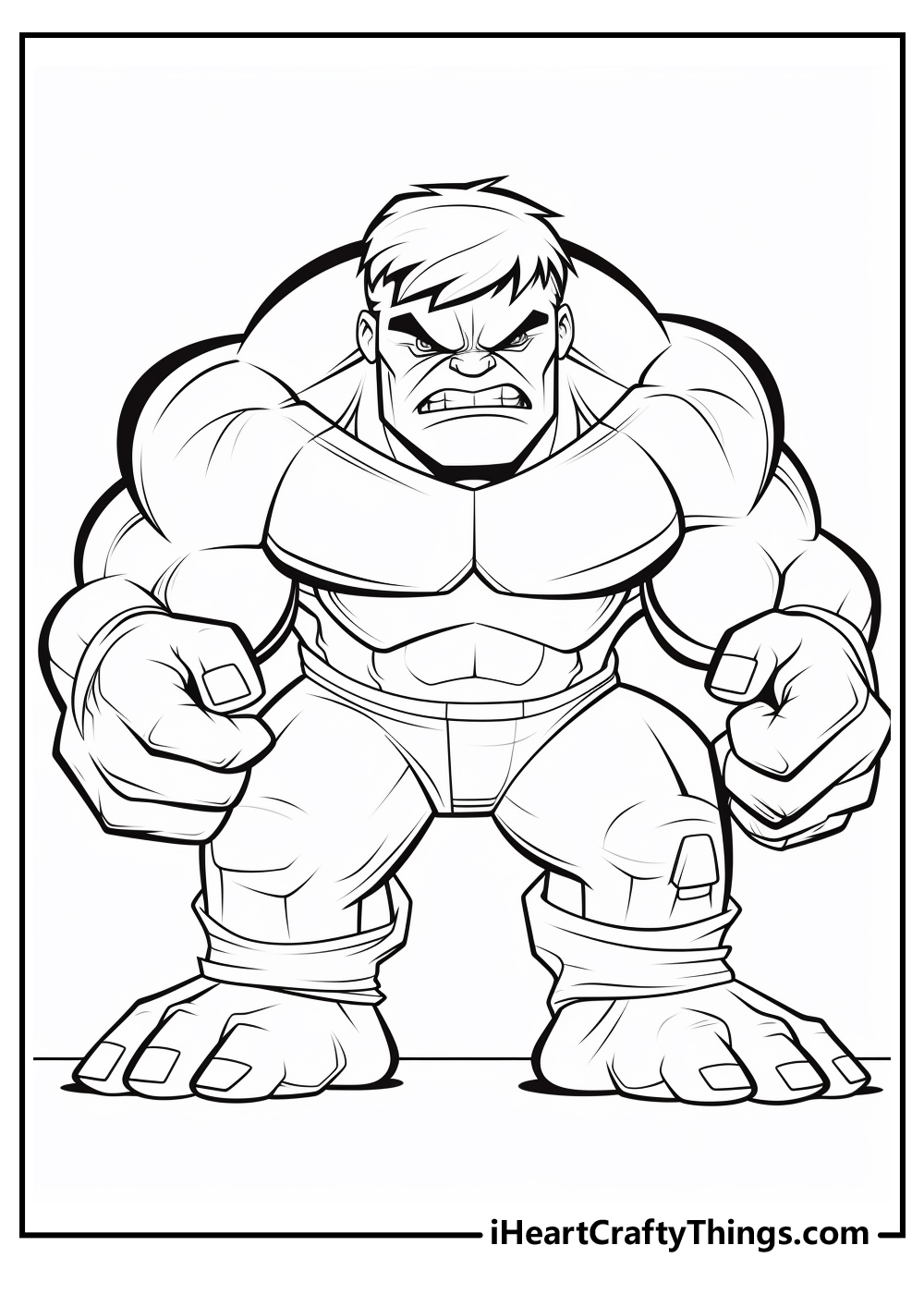 Hulk coloring pages