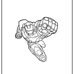 Iron Man Coloring Pages free printable