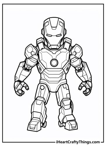 30 Iron Man Coloring Pages (Printable Free And Easy PDFs)