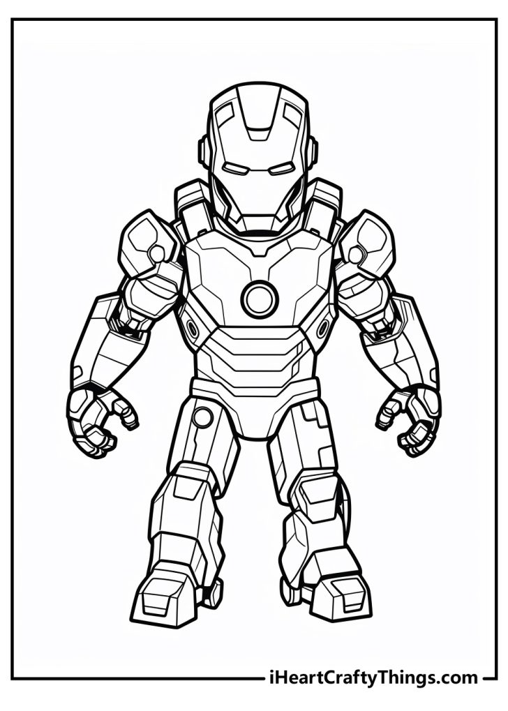 Iron Man Coloring Pages (100% Free Printables)