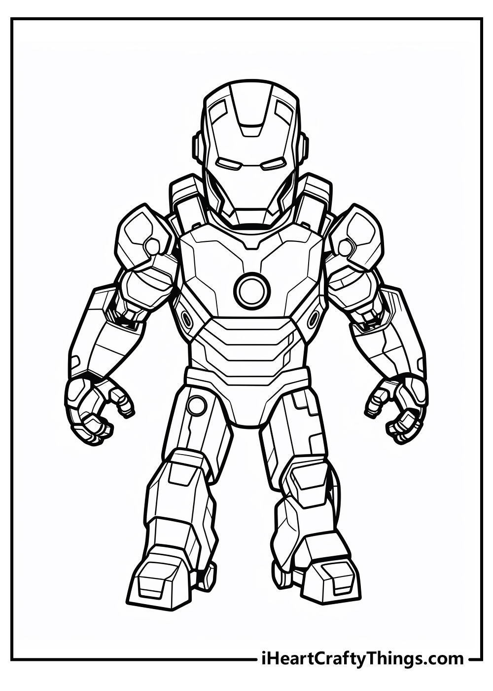 ironman coloring pages