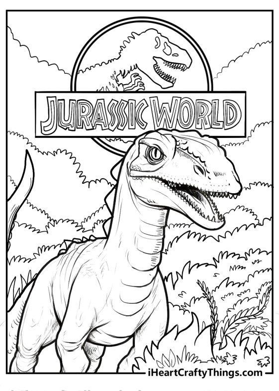 Jurassic World Coloring Pages (100% Free Printables)