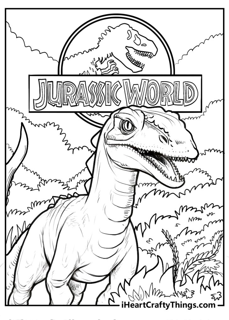 Jurassic World Coloring Pages (100% Free Printables)