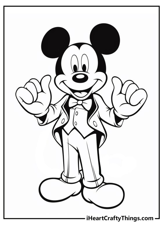 35 Mickey Mouse Coloring Pages (100% Free Printables)