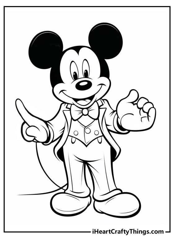 Mickey Mouse Coloring Pages (100% Free Printables)