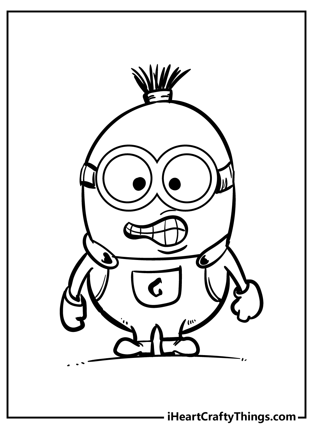 despicable me minion coloring pages for kids