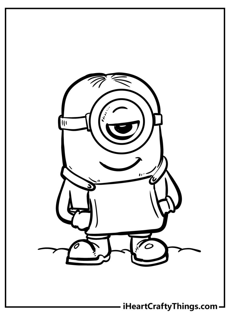 Minions Coloring Pages (100% Free Printables)