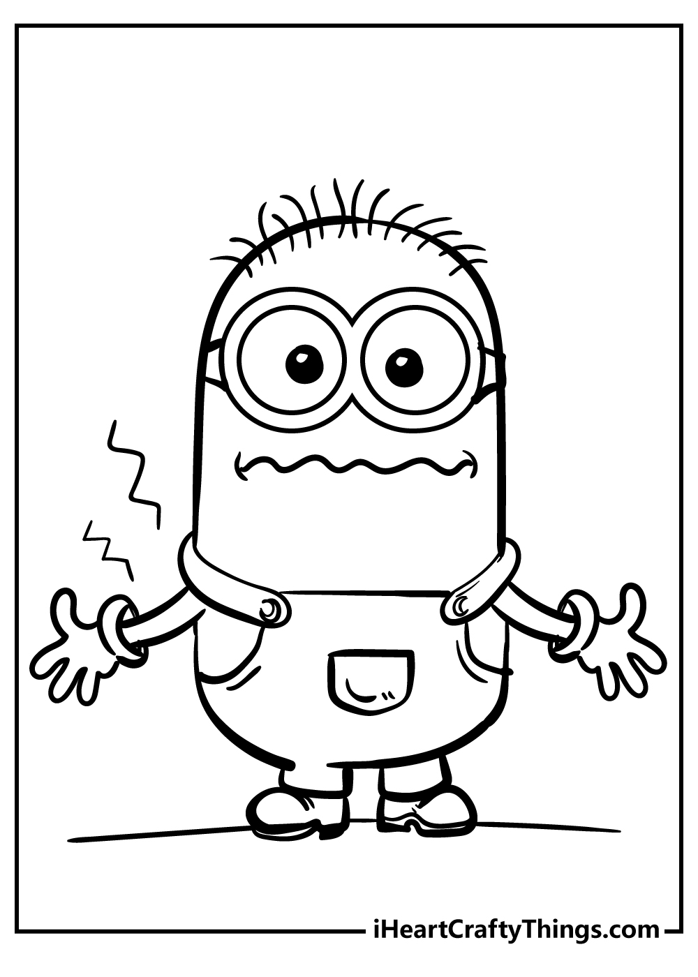 Printable Minion Face