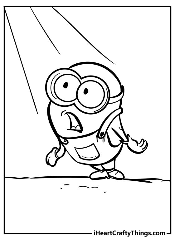 Minions Coloring Pages (100% Free Printables)