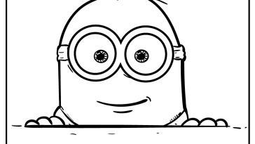 Minions Coloring Pages free printable