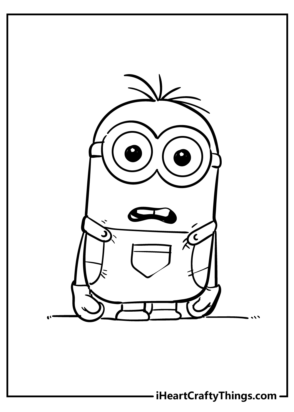 Minions Coloring Book free printable