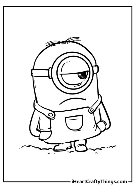 Minions Coloring Pages (100% Free Printables)