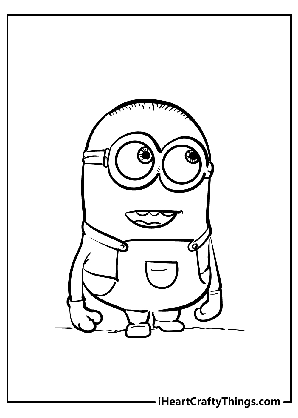 Minions Coloring Pages for preschoolers free printable