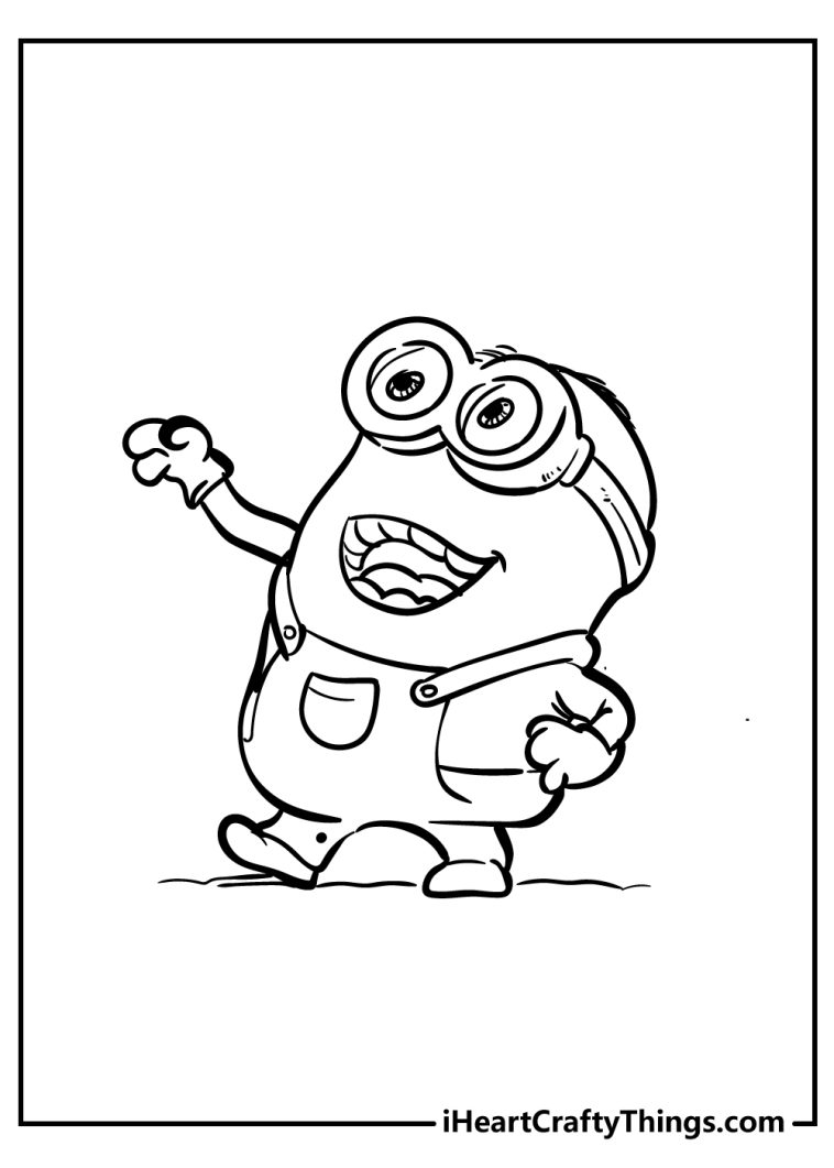 Minions Coloring Pages (100% Free Printables)