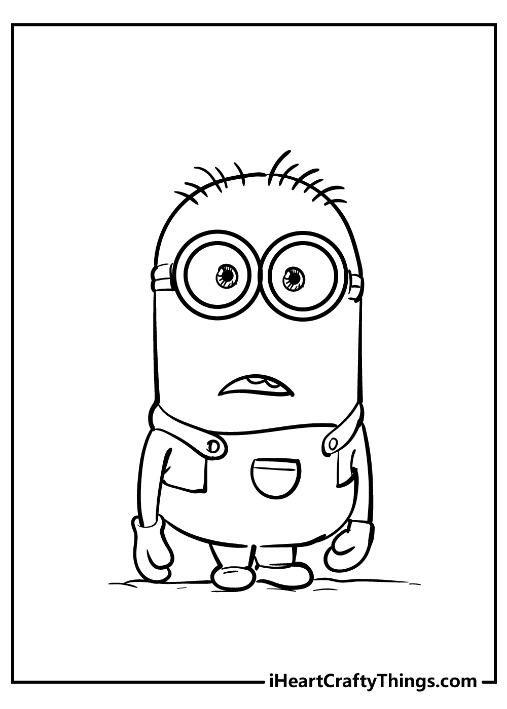 Minions Coloring Book for kids free printable