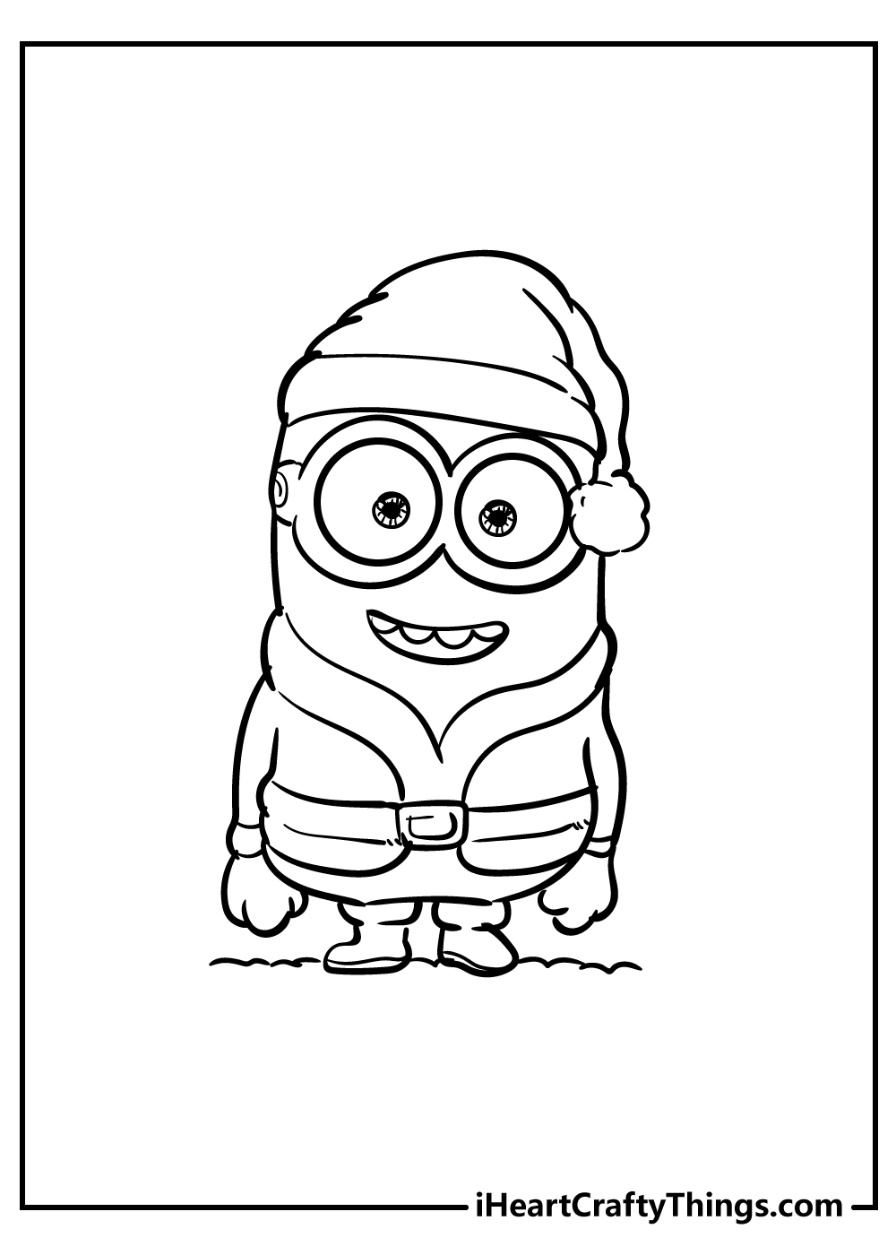 Minions Coloring Sheet for children free download