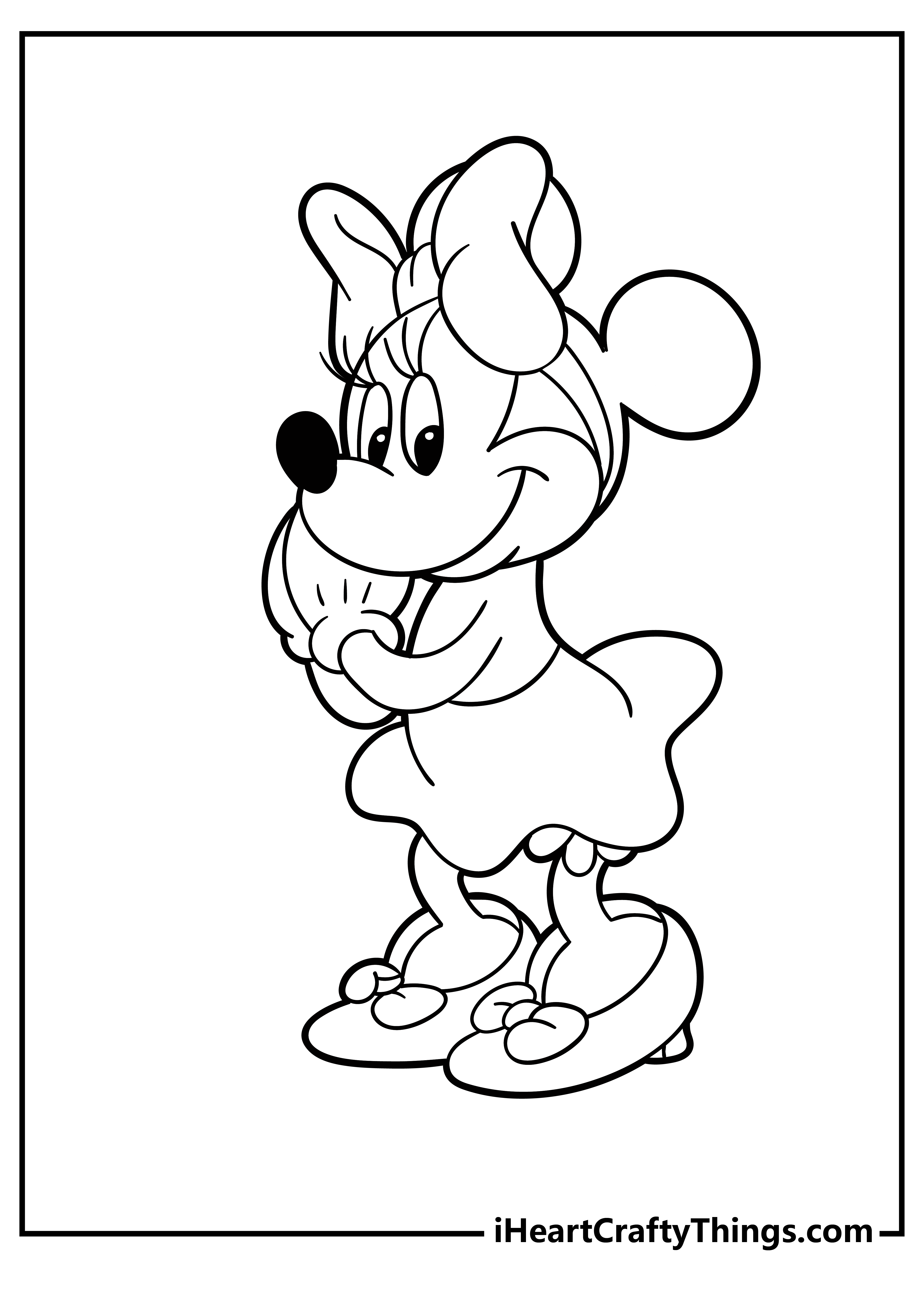 minnie and mickey mouse birthday coloring pages