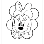 Minnie Mouse Coloring Pages free printable