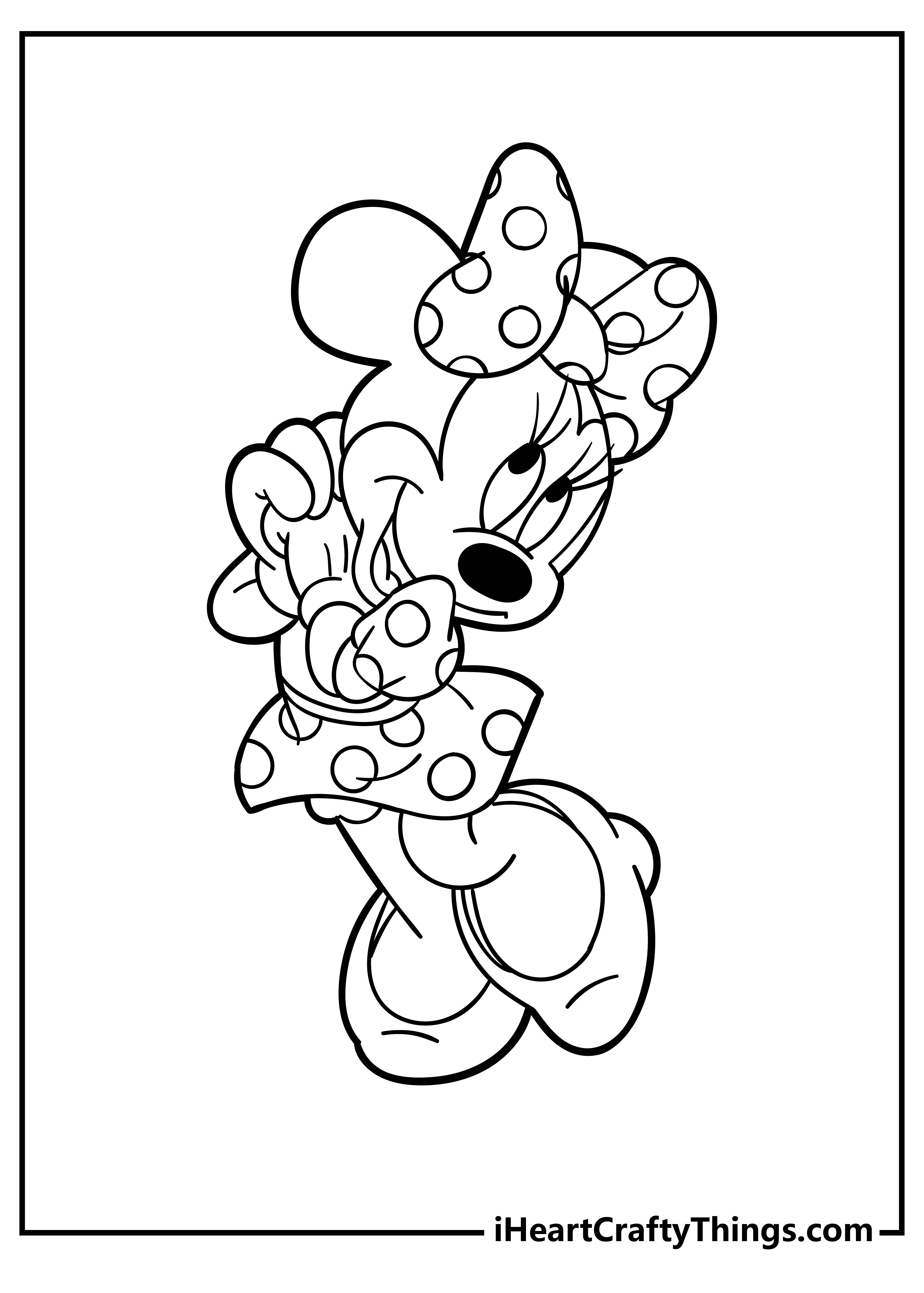 Free Minnie Mouse Printable Coloring Pages Printable Form Templates