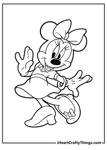 Minnie Mouse Coloring Pages (100% Free Printables)