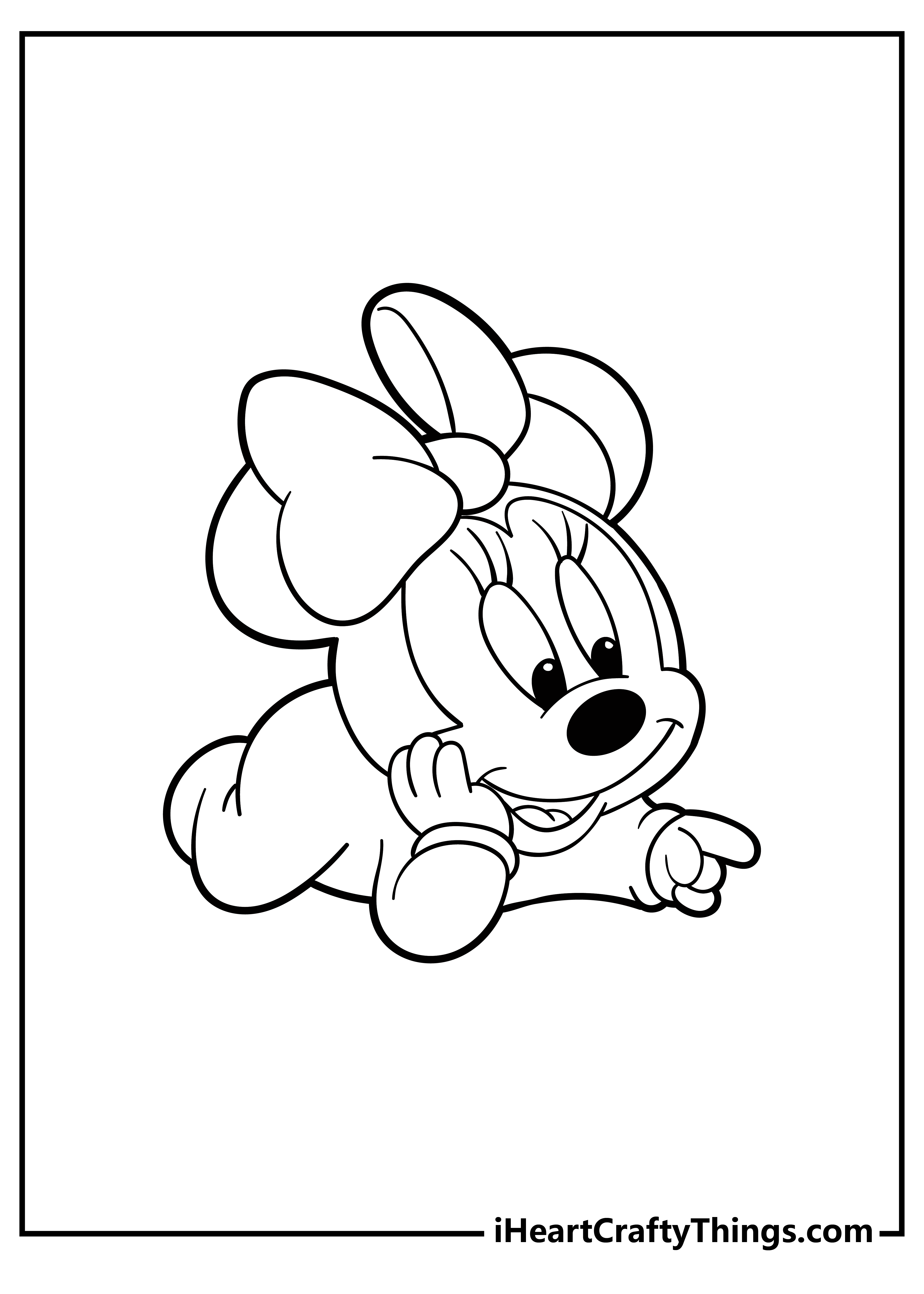 Minnie Mouse Coloring Book free printable