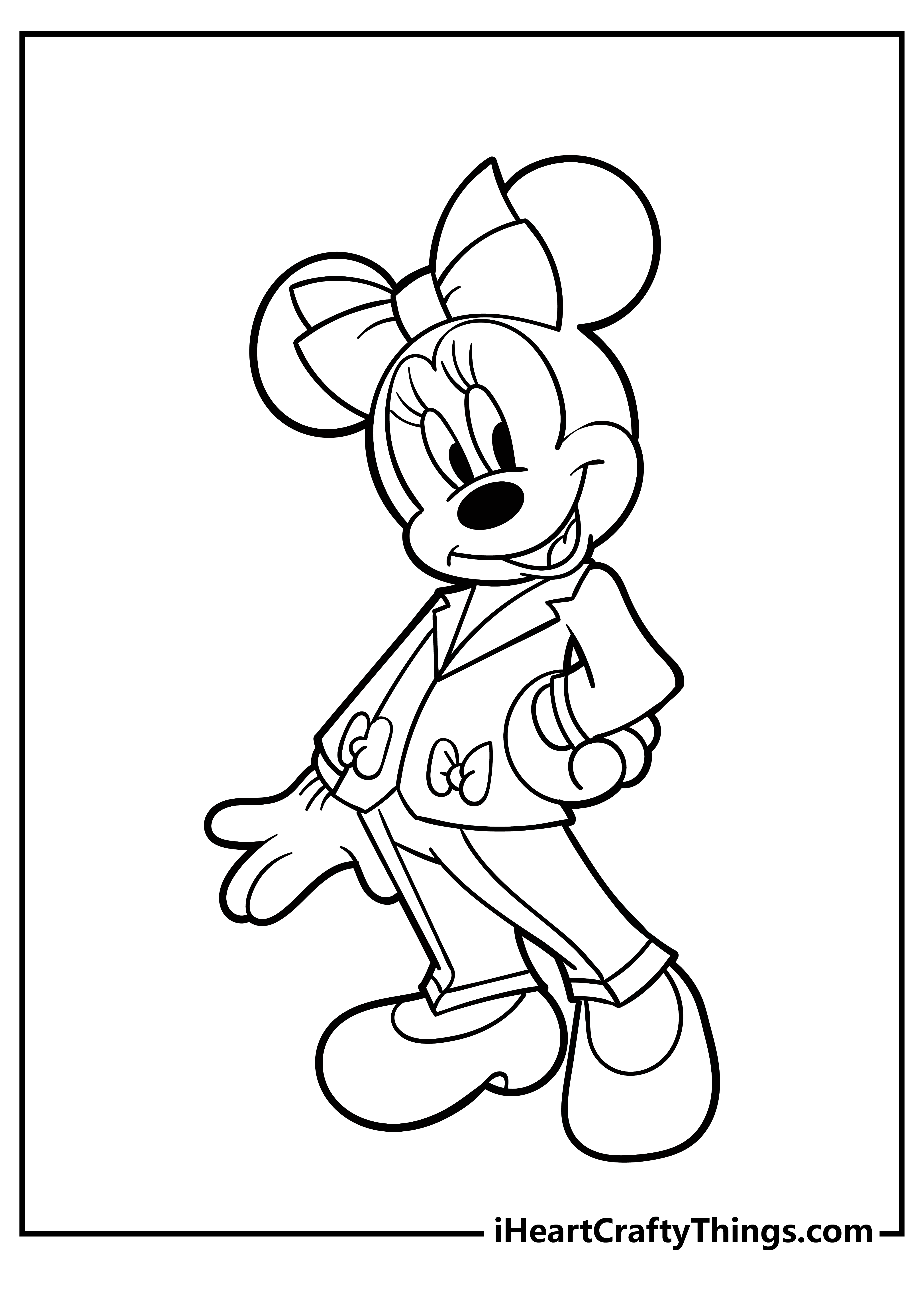 Minnie Mouse Coloring Book for adults free download