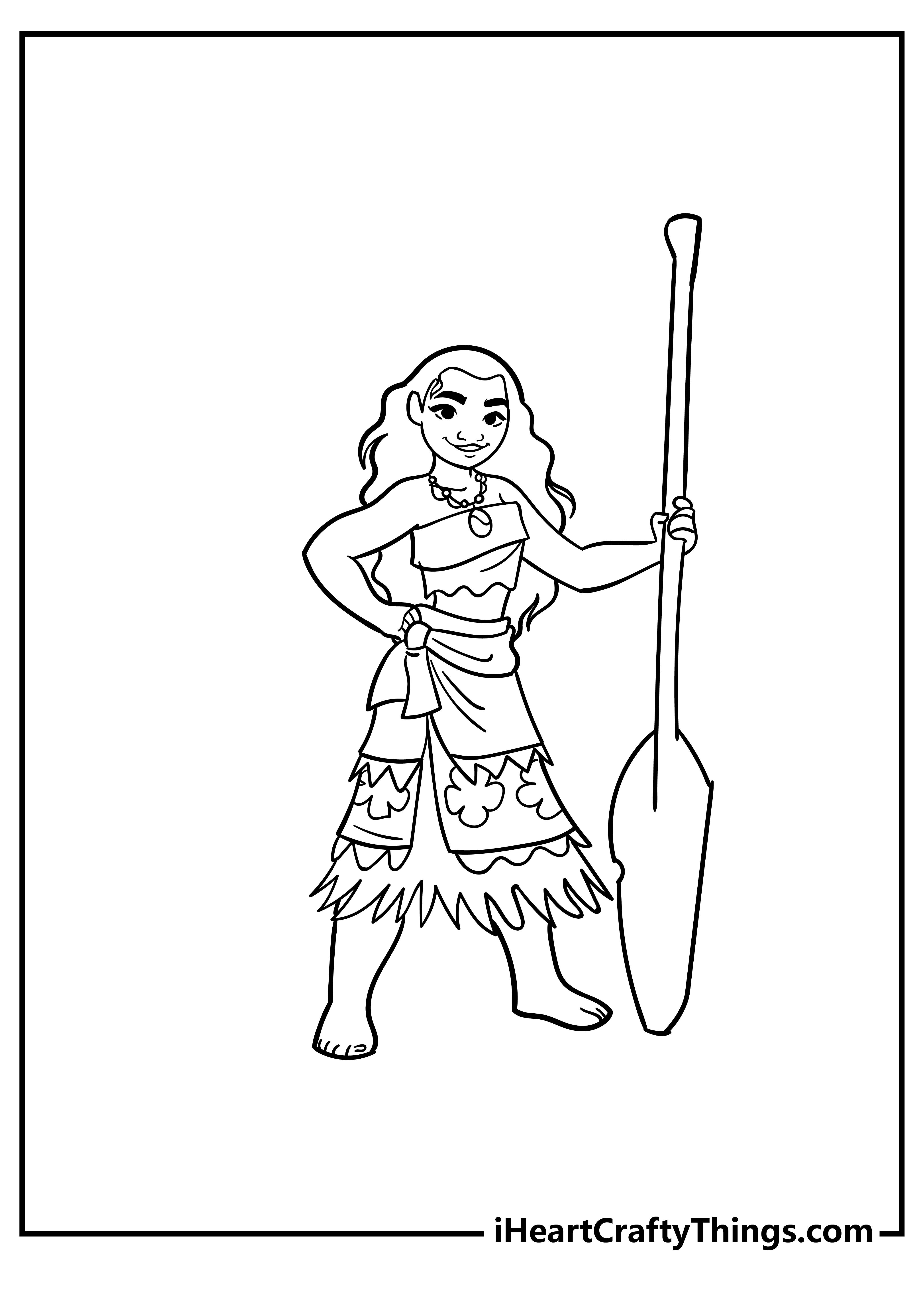 Moana Coloring Pages for kids free download