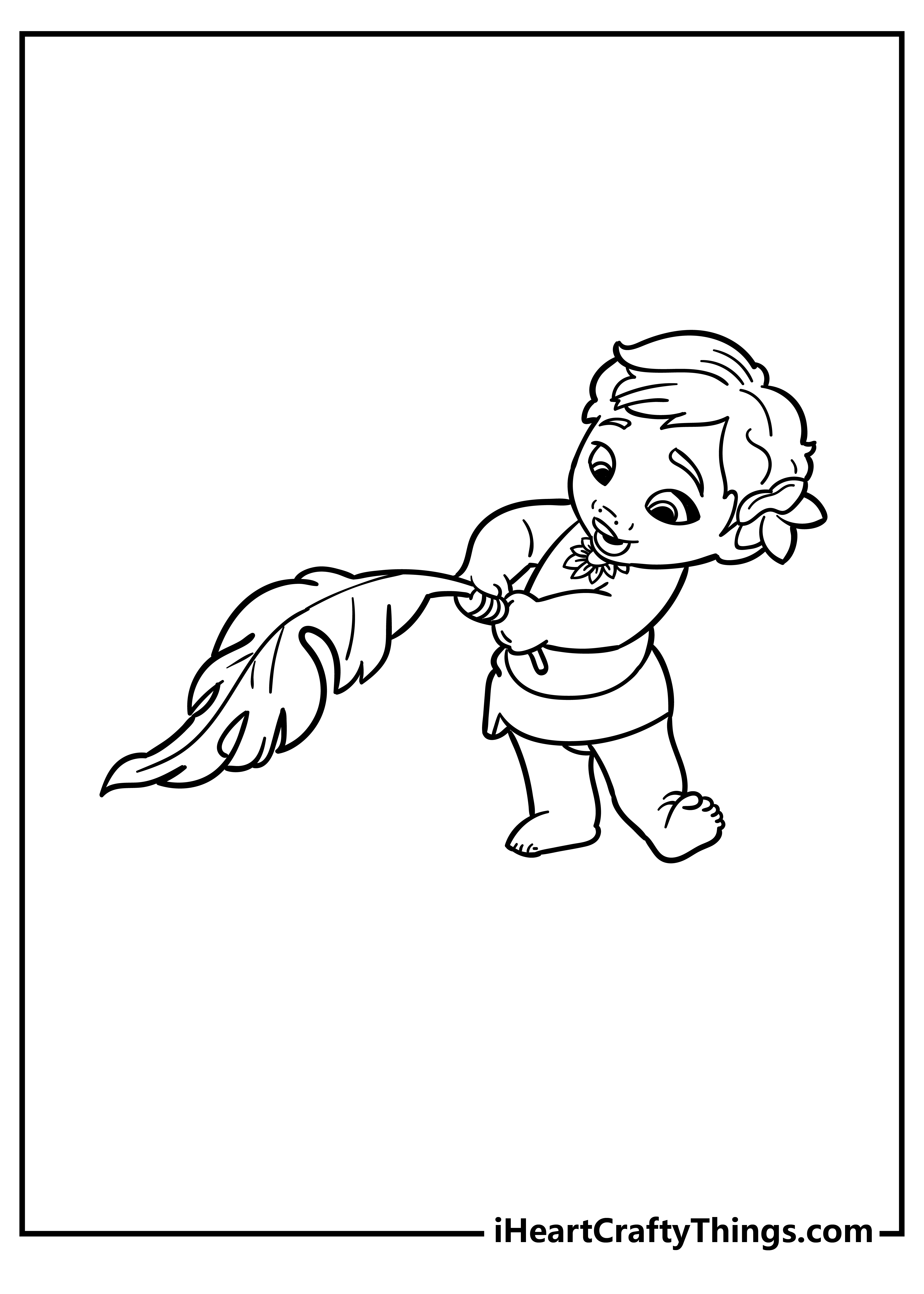 Moana Coloring Pages for kids free download