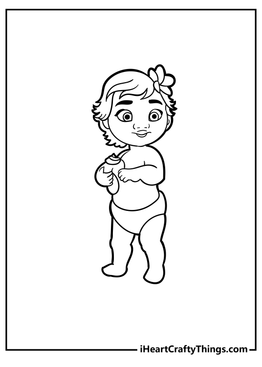 Moana coloring pages