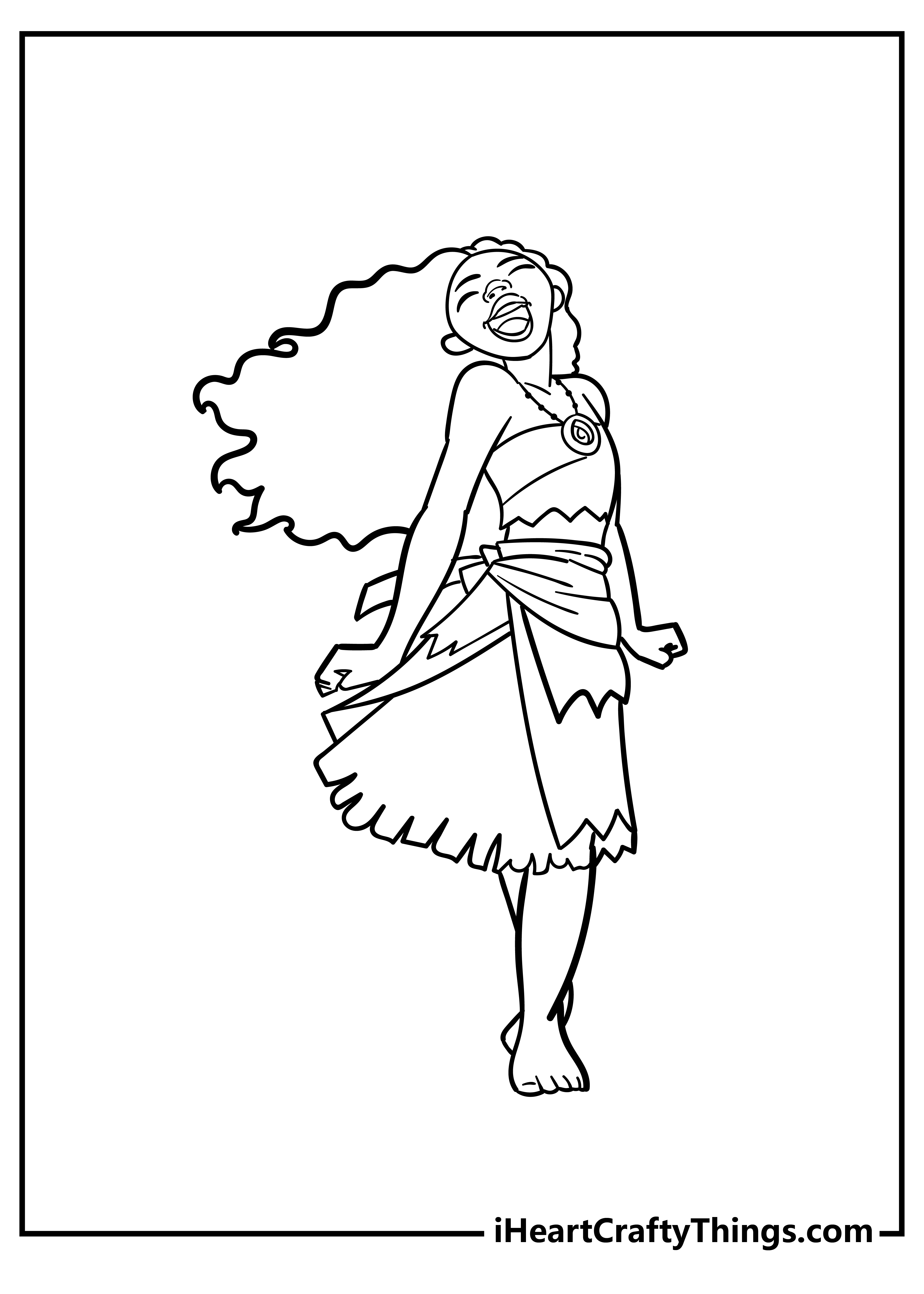 Printable Moana Coloring Pages Updated 22