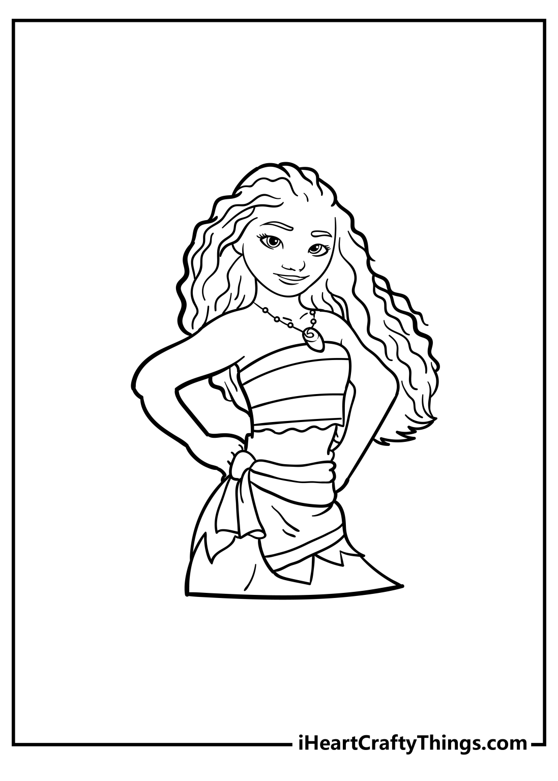 34 Moana Coloring Pages (100% Free Printables)