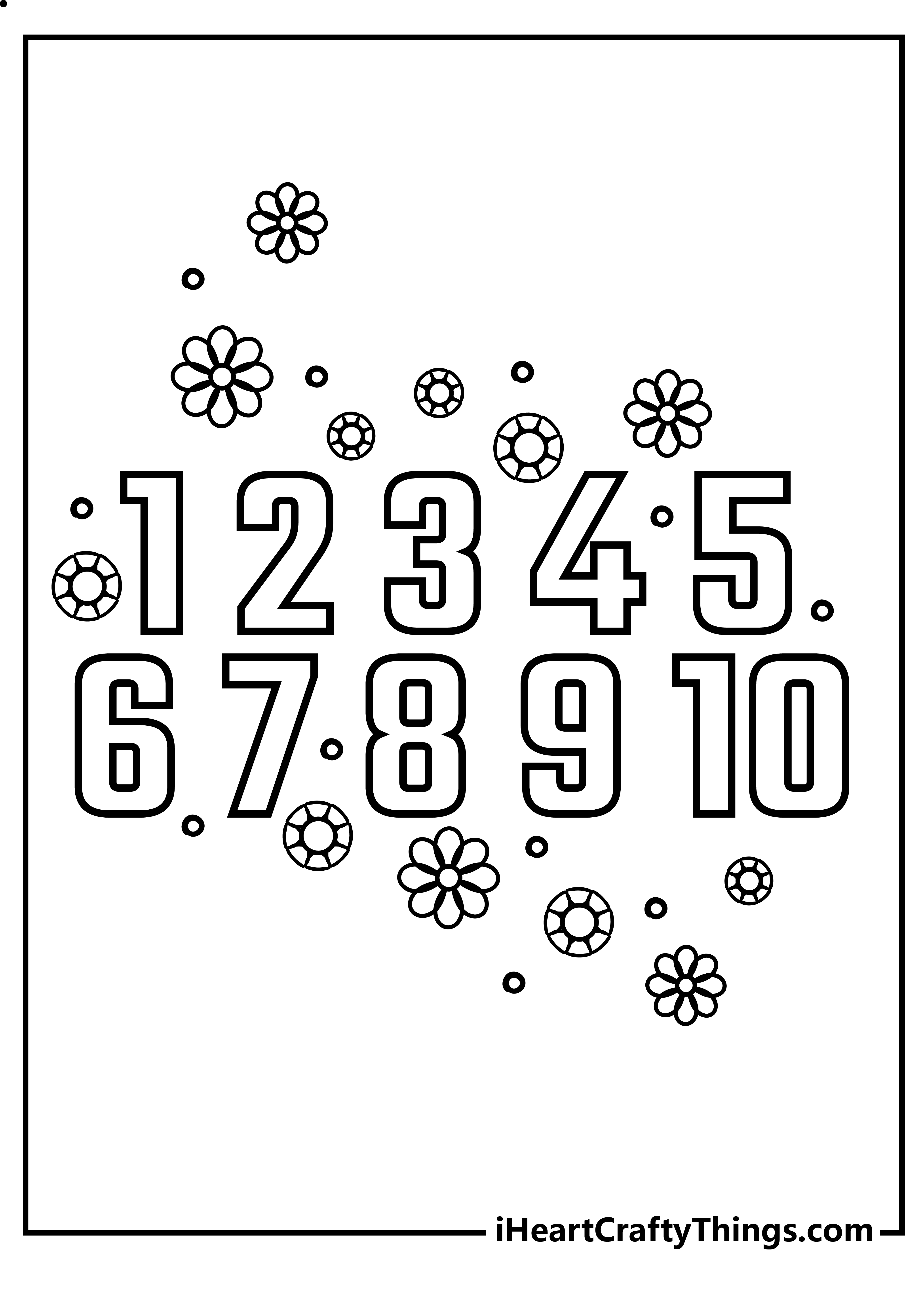 Number Coloring Pages 1 20 2025 Number Coloring Pages 1 20 2025