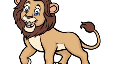 how to draw a cartoon lion image
