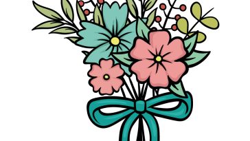 how to draw cartoon flowers image