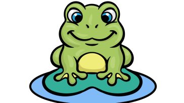how to draw a cartoon frog image