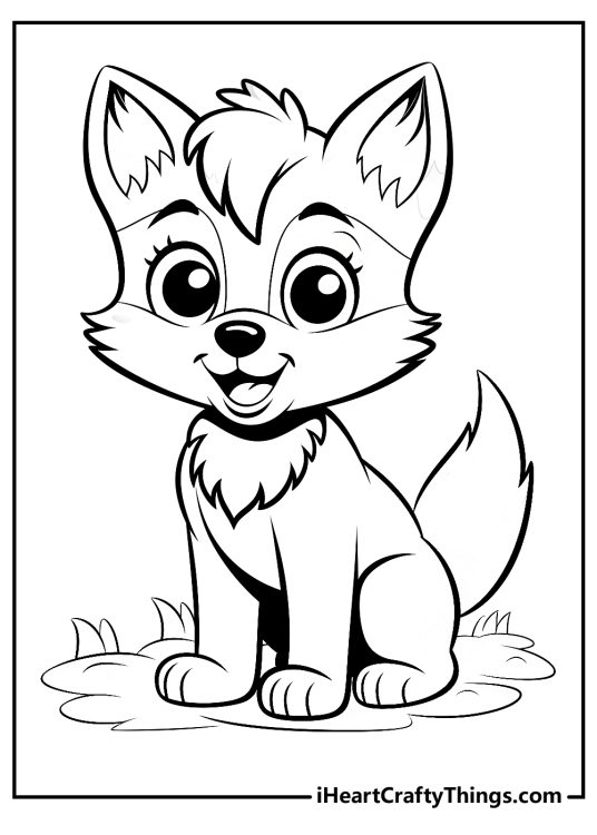 Puppy Coloring Pages (100% Free Printables)