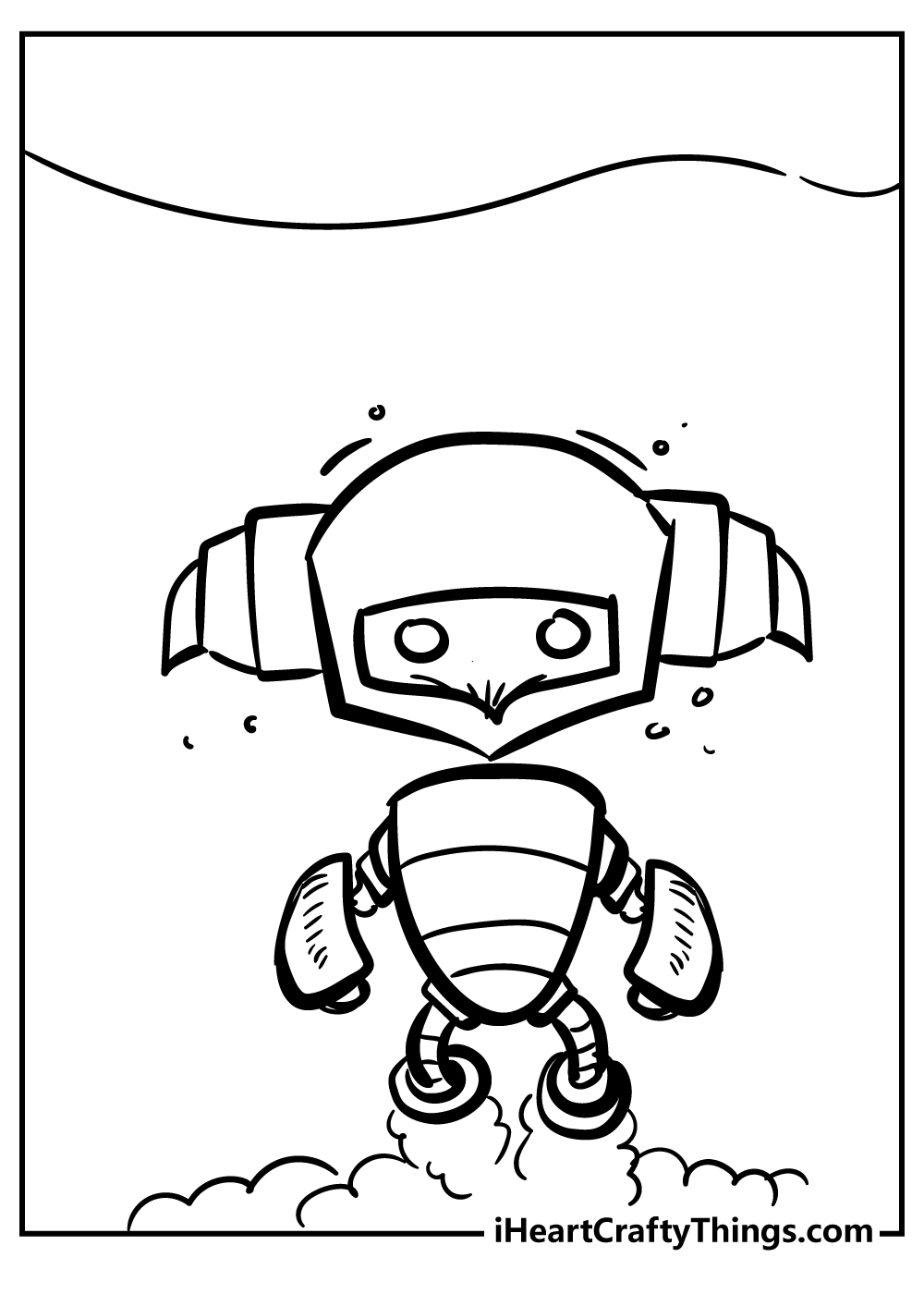 Robot coloring pages free printable