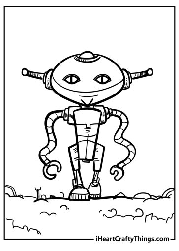 Robot Coloring Pages - 25 Free Printable PDFs To Download