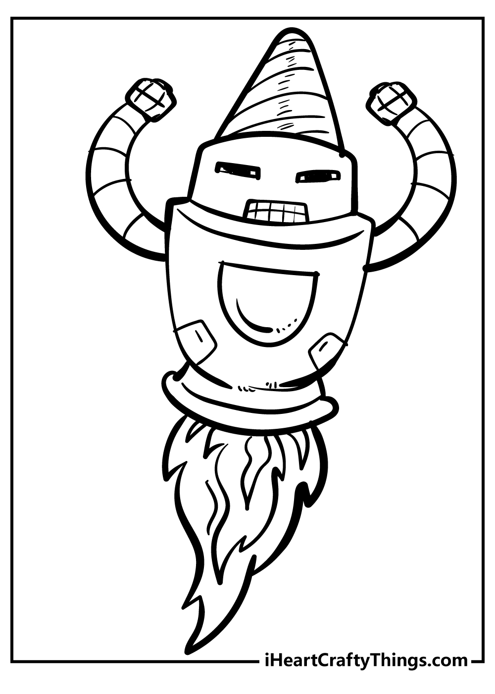 Robot coloring pages free printable