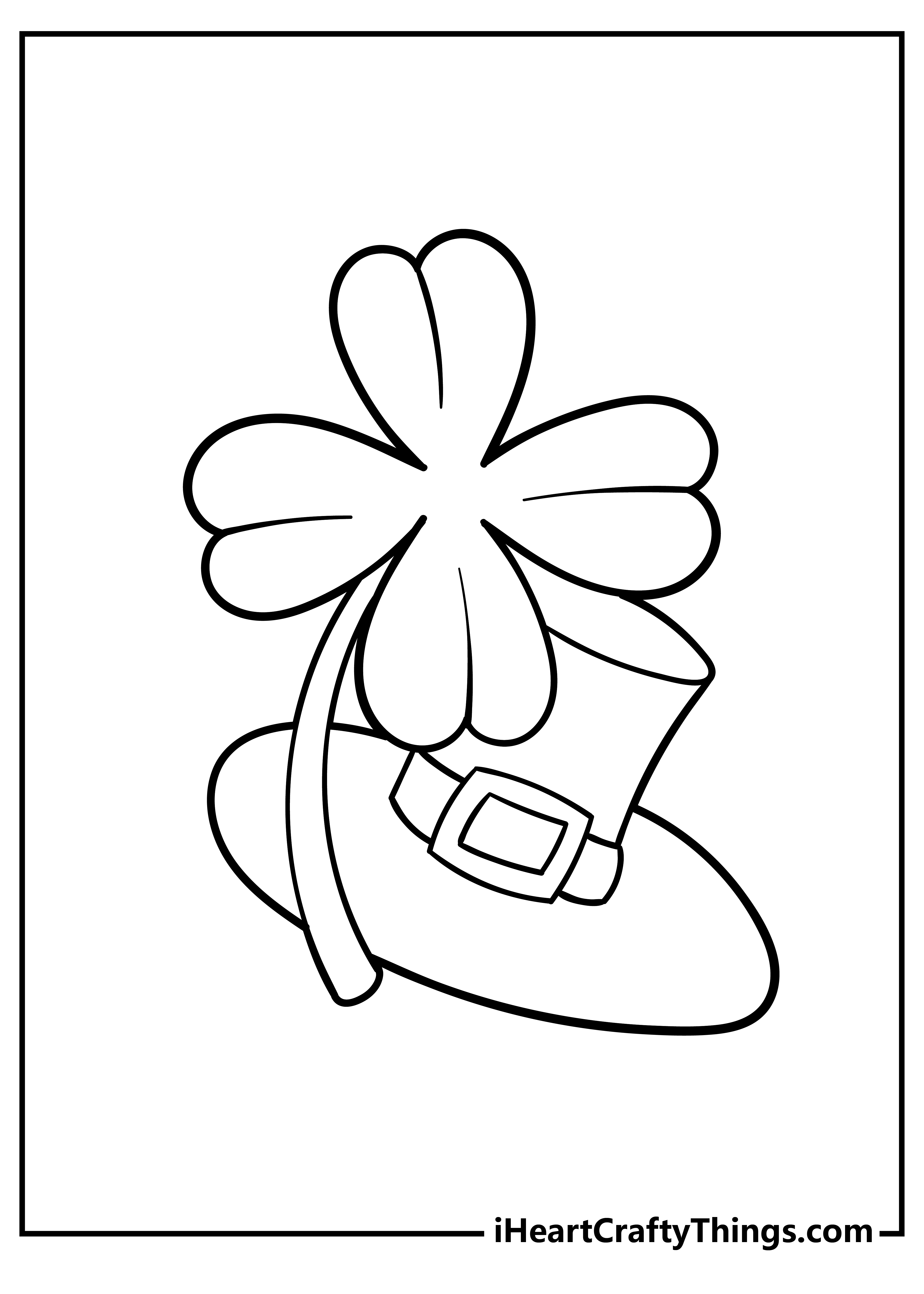 St Patrick’s Day Coloring Sheet for children free download