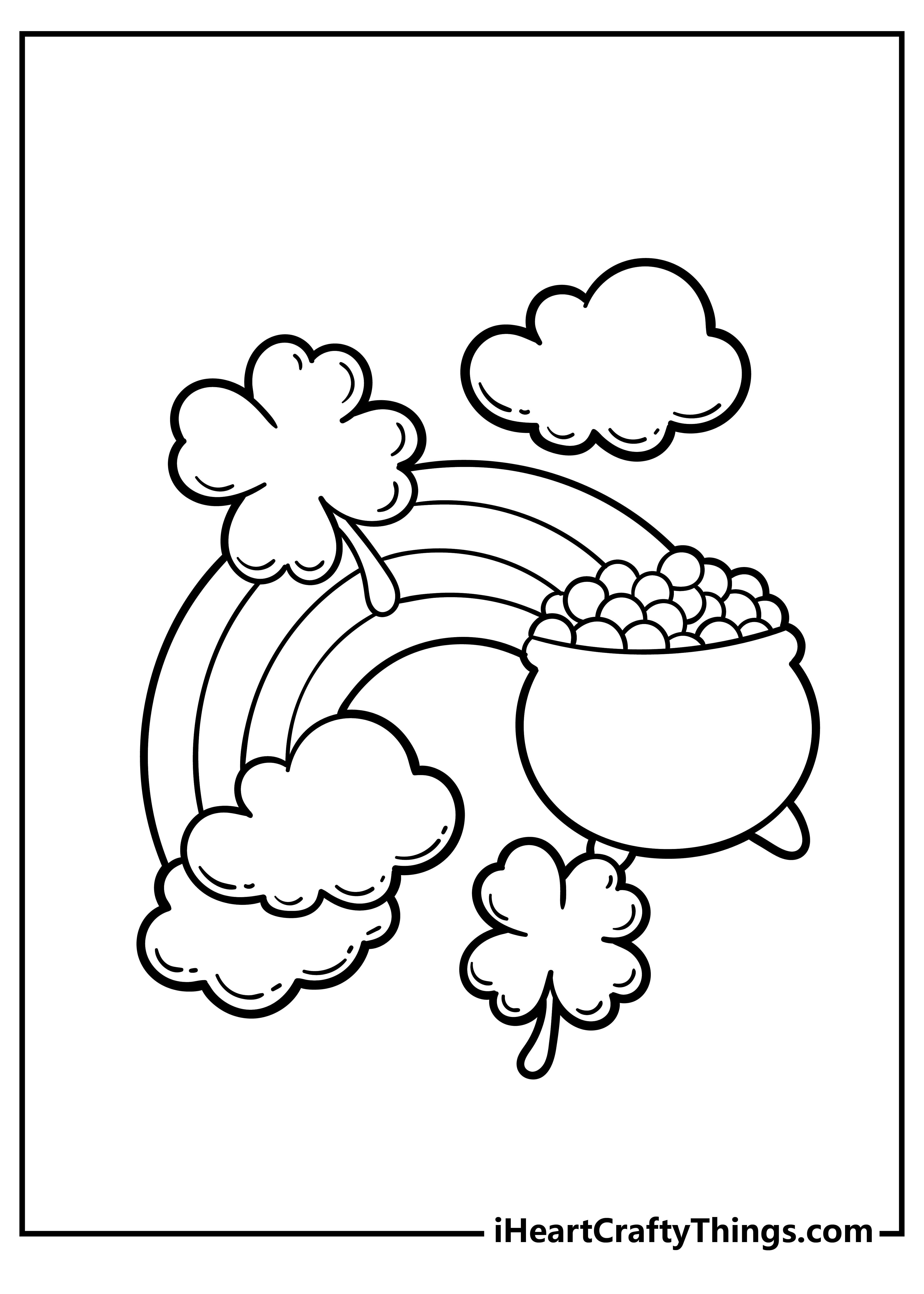 Printable St Patrick's Day Coloring Pages Updated 20
