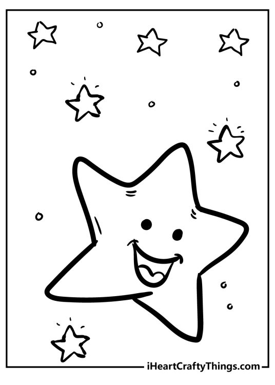 Star Coloring Pages (100% Free Printables)