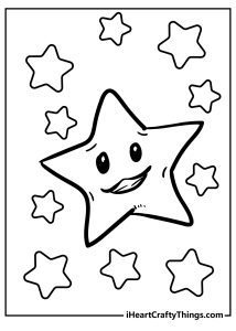 Star Coloring Pages (100% Free Printables)