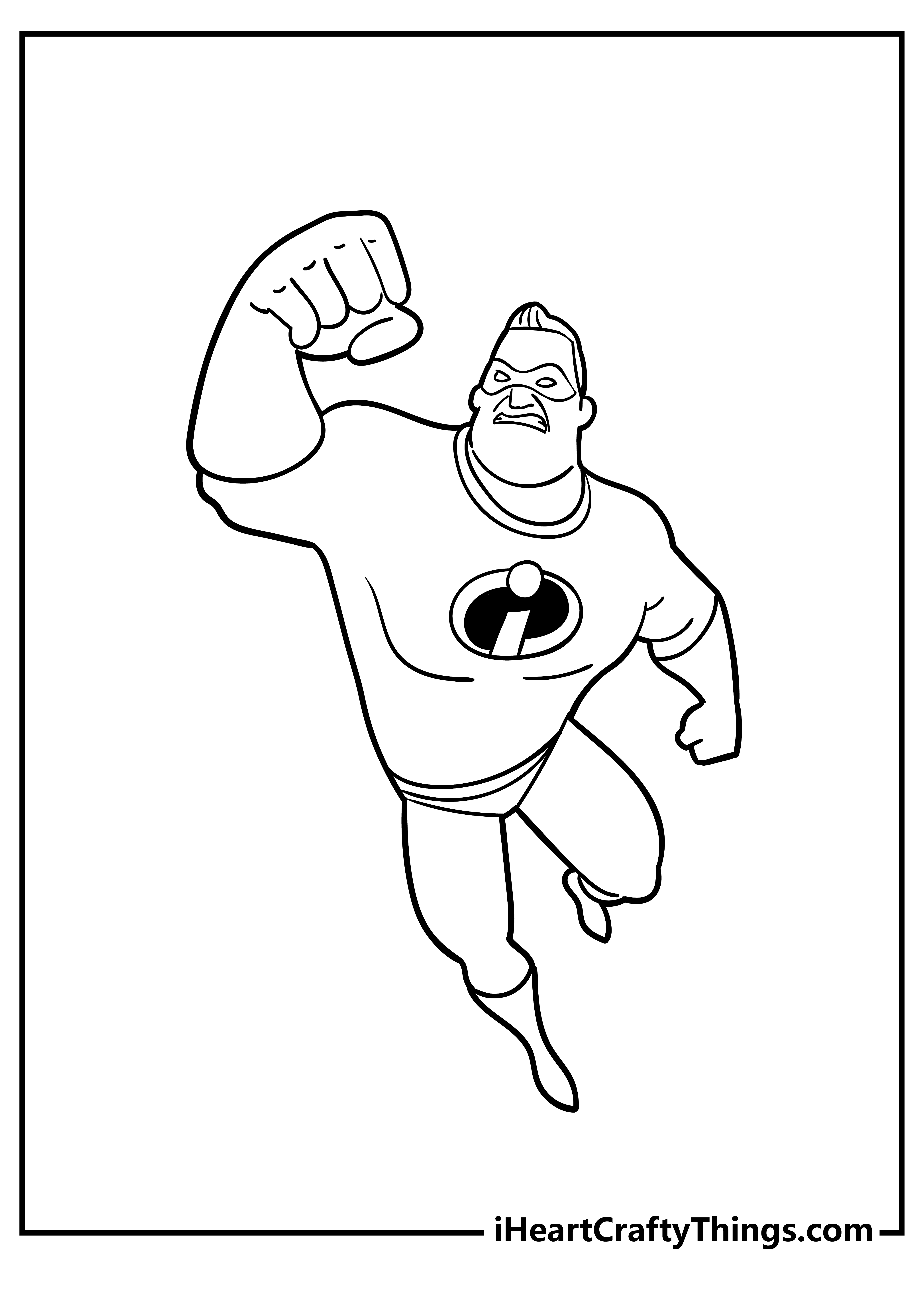 Superheroes Coloring Book for adults free download