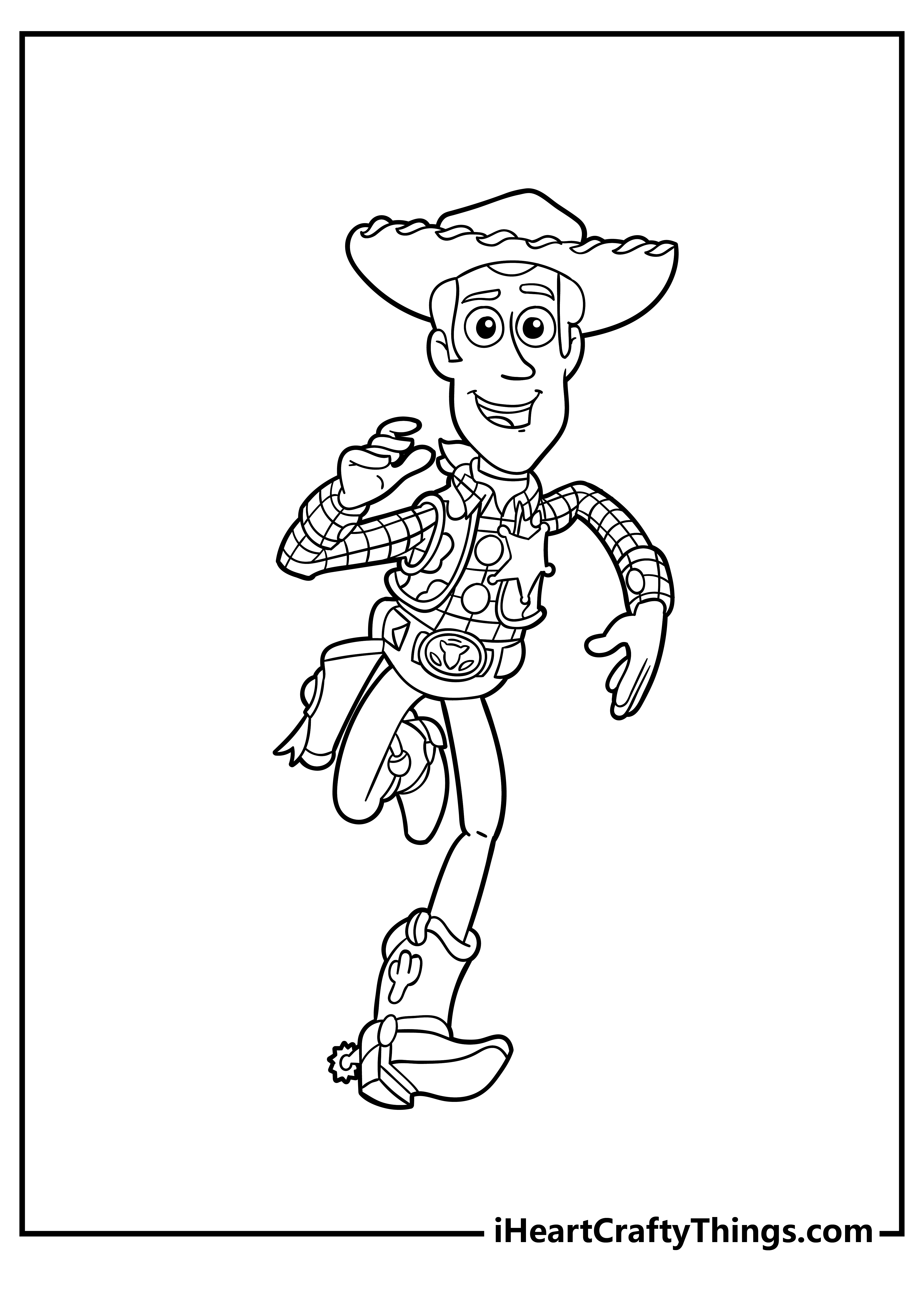 Toy Story Coloring Book for kids free printable