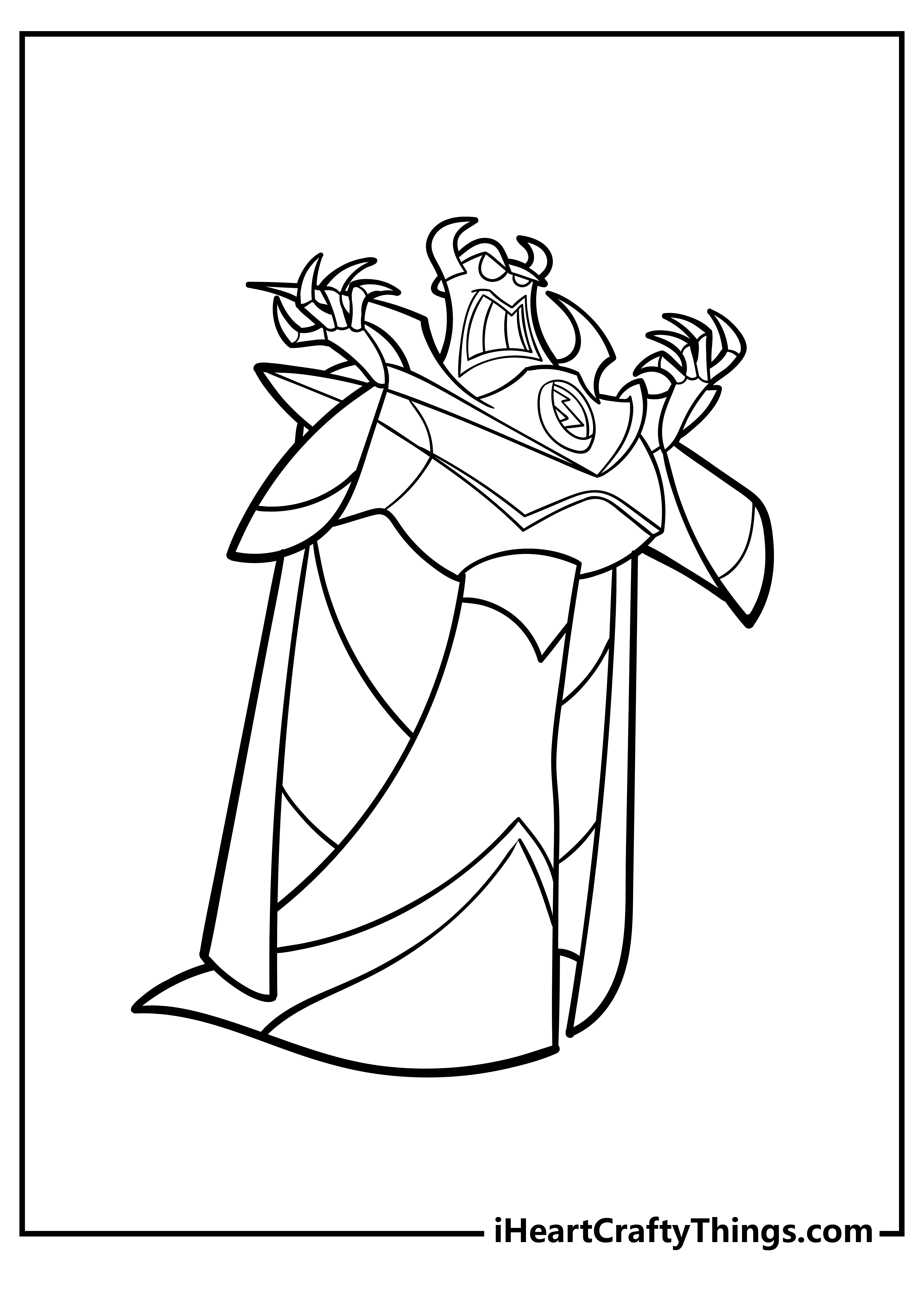 toy story coloring page zurg